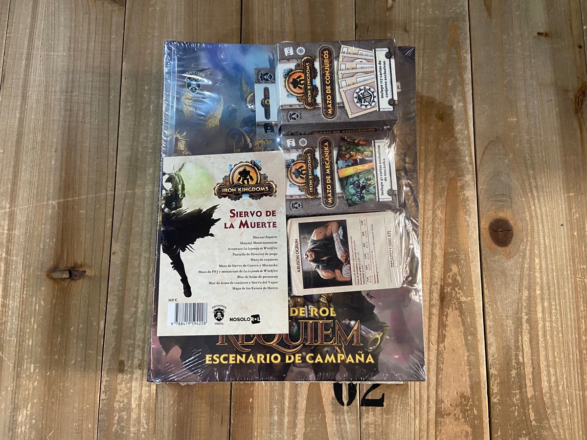 jariegocollects's tweet image. Iron Kingdoms @Nosolorol 

Niveles de #mecenazgo disponibles en nuestra web!
jariegoscollections.com/collections/ir…

#rol #juegosderol #DX #CollectorsHelpingCollectors #RPG