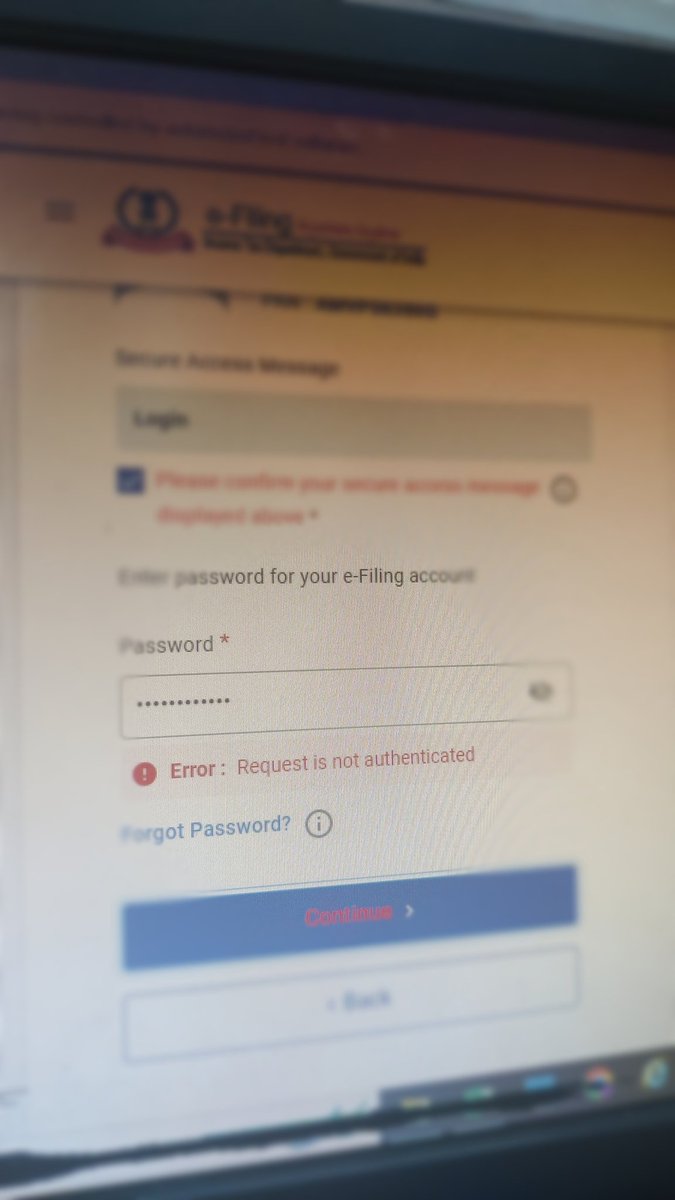 SanayaKrish's tweet photo. What is going on with the IT portal today!!!! Not able to login, to download 26AS , it keeps showing authentication error! 
#incometax #incometaxindia #filing https://t.co/rCR3BOK2bp