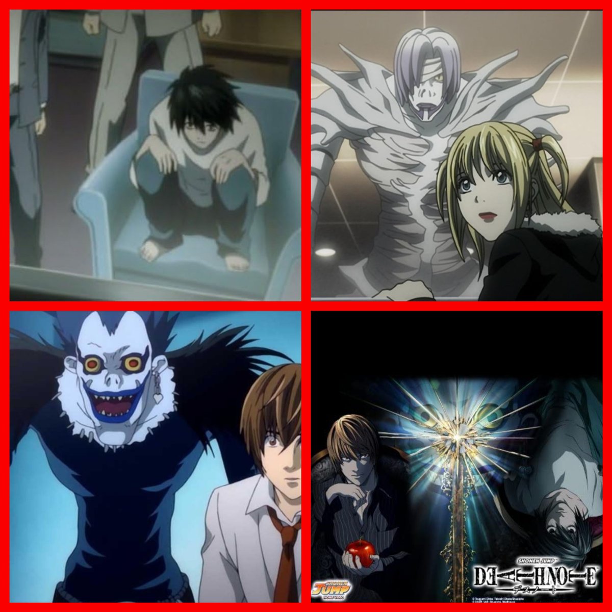 TallyMichelle4's tweet photo. #AnimeMovies #AnimeSeries 
#ColorfullJapan #FilmTwitter

#DeathNote (2006)
Dir. By: #TetsurōAraki
#Madhouse 

An high school student goes on a secret crusade to eliminate criminals from the world after discovering a notebook capable of killing anyone whose name is written into it https://t.co/xfc5FZdMkn
