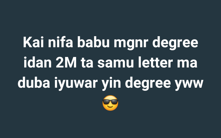 Dan_Malama_05's tweet photo. Adamu Babannan Zakariyya
3054304059
Polaris Bank
#BusinessPlan
#NigerianState https://t.co/9e0b5VMuCm