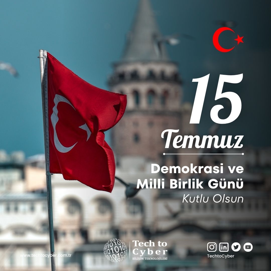 TechtoCyber's tweet image. Unutmadık, unutmayacağız!

15 Temmuz Demokrasi ve Milli Birlik Gününde Şehit olan Aziz Şehitlerimizi saygı ve minnetle anıyoruz.

#15temmuz #techtocyber