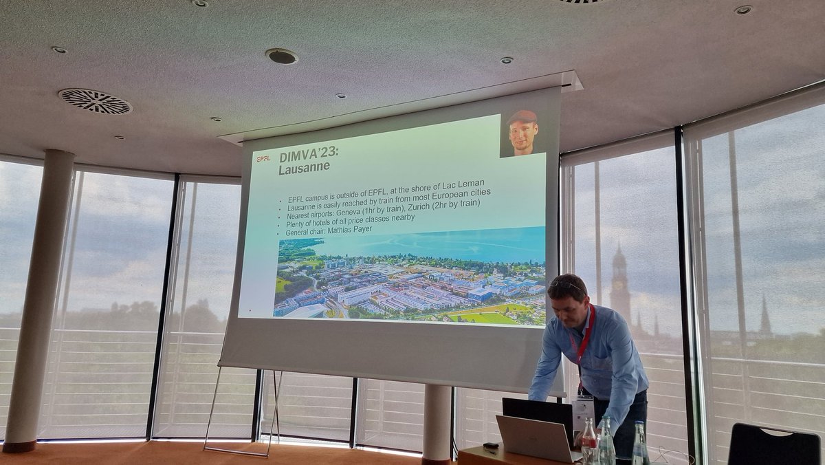 DIMVAConf's tweet photo. That's it! See you next year at @EPFL where #DIMVA 2024 will be hosted by @gannimo! https://t.co/9fj3G9woqO