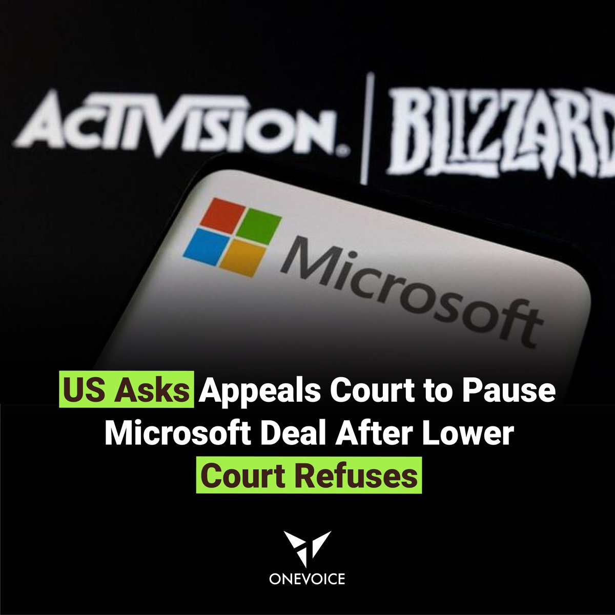 The US Federal Trade Commission on Thursday asked an appeals court to temporarily stop Microsoft from closing its $69 billion purchase of 