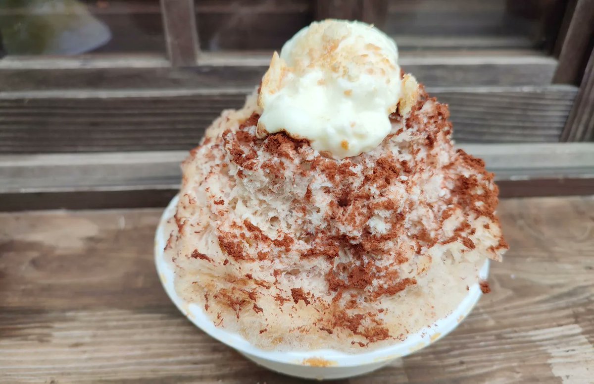 Camp_Cabins's tweet photo. 明日から4日間
天然氷のかき氷🍧を販売します✨
天然氷製造業を営む
蔵元八義様に監修していただきました😊 https://t.co/INFTVfuZd3