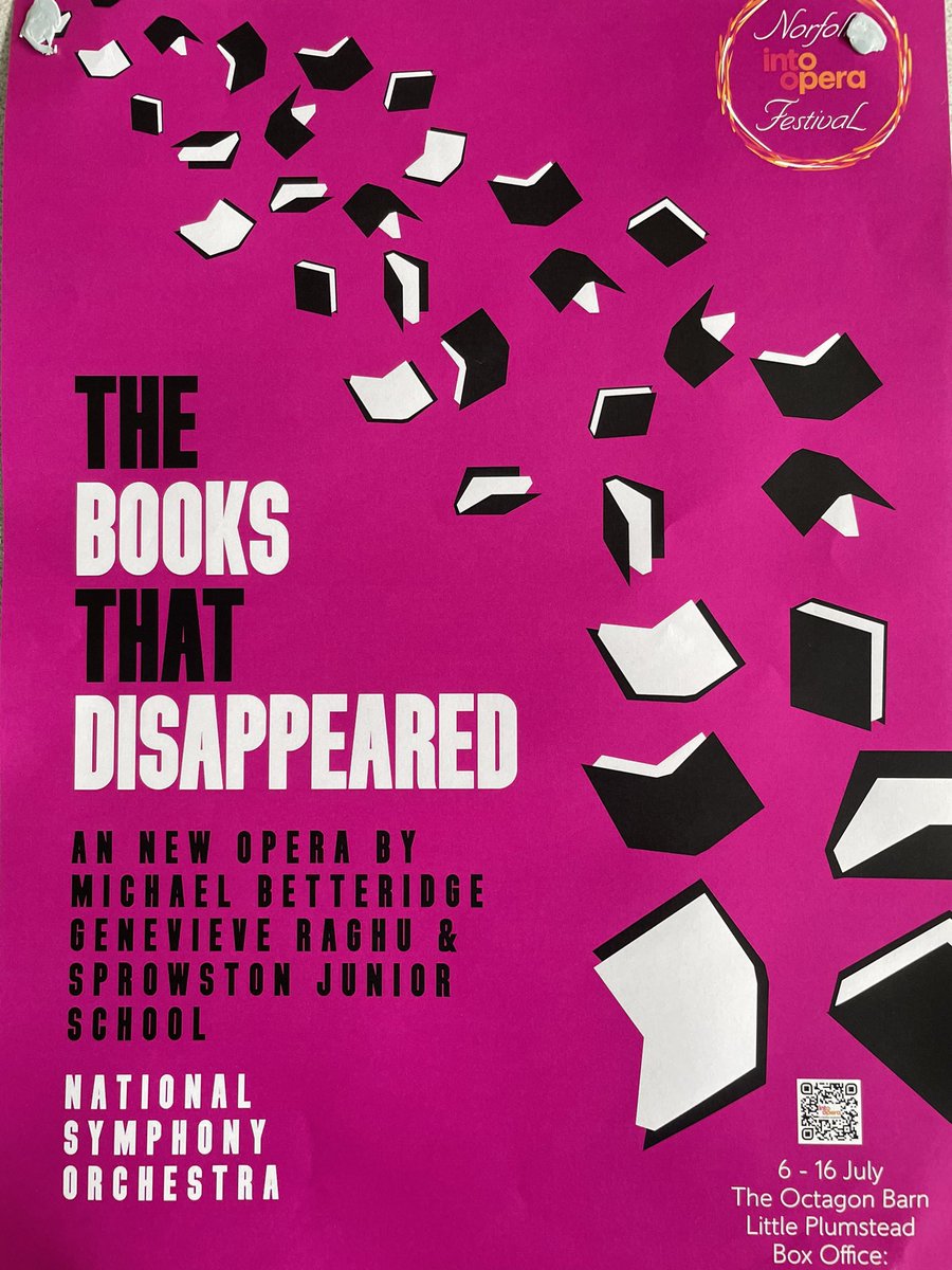 What an absolute joy it was to see our Year 4 children in the new children’s opera ‘The Books That Disappeared’ written by Micheal Betteridge, <a href="/GenevieveRaghu/">Genevieve Raghu</a> and the children of Sprowston Junior. All the hard work paid off and we were so proud to see the final performance.