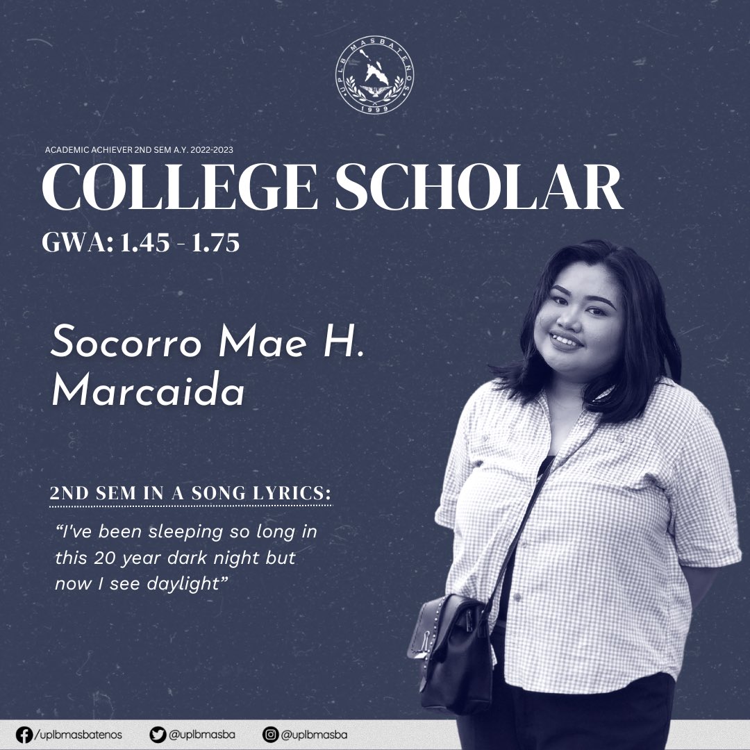 uplbmasba's tweet photo. #UPLBMasbateños #AcademicAchievers 
#GalingMasbateños

[4/5] https://t.co/5NS8LGRR3l