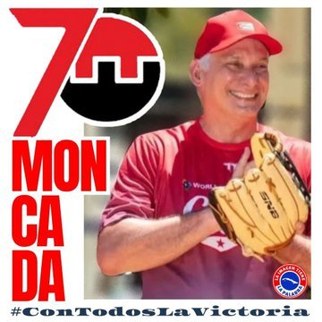 LeidyLa52204542's tweet photo. A 12 días del 26 de julio: ¡Hasta la Victoria Siempre! #ConTodosLaVictoria #70Monca https://t.co/rLUtILVew9
