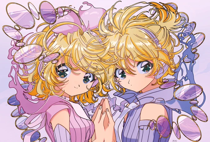 鏡音リンちゃんレンくん描きました!  今年もナタリーストアさんのブースでグッズ販売予定です!  #初音ミク  #マジカルミライ2023