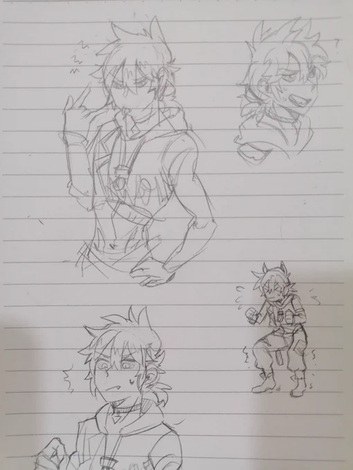 Doodle some human koge xP