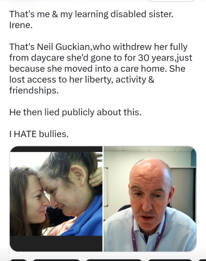 Joancorrigan1's tweet image. Question:

Did @Mencap_NI get to the root of this scandal? Where @WesternHSCTrust unlawfully withheld daycare from the #learningdisabled then lied about it?

No.

Does Mencap continue to receive millions/ year from HSC Trusts?

Absolutely.