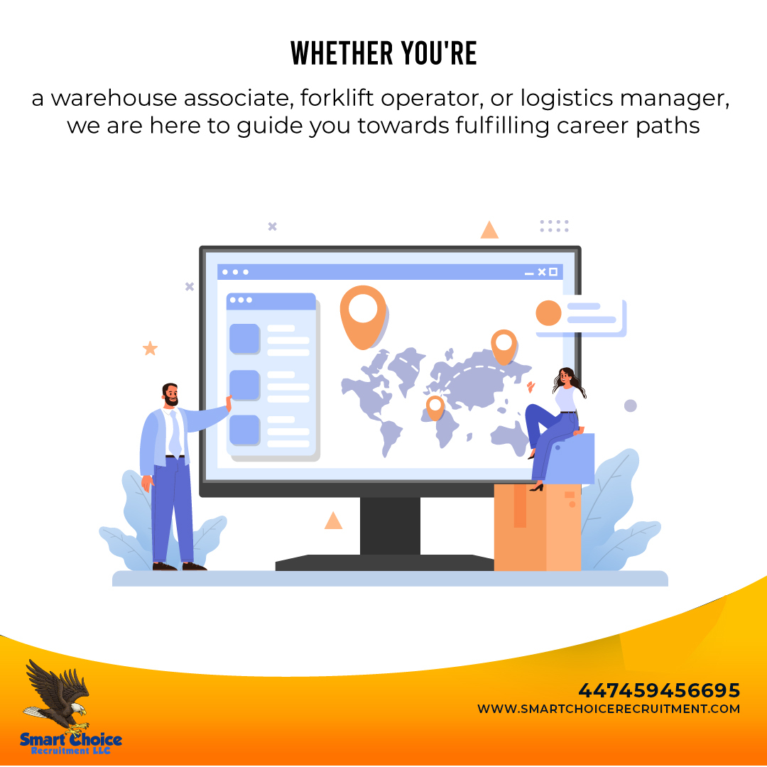 SmartChoicell's tweet image. Whether you&apos;re a warehouse associate, forklift operator, or logistics manager,  Smart Choice Recruitment is here to guide you toward exciting opportunities.  Contact us at +447459456695 or visit smartchoicerecruitment.com
#WarehouseCareers #LogisticsJobs #SmartChoiceRecruitment
