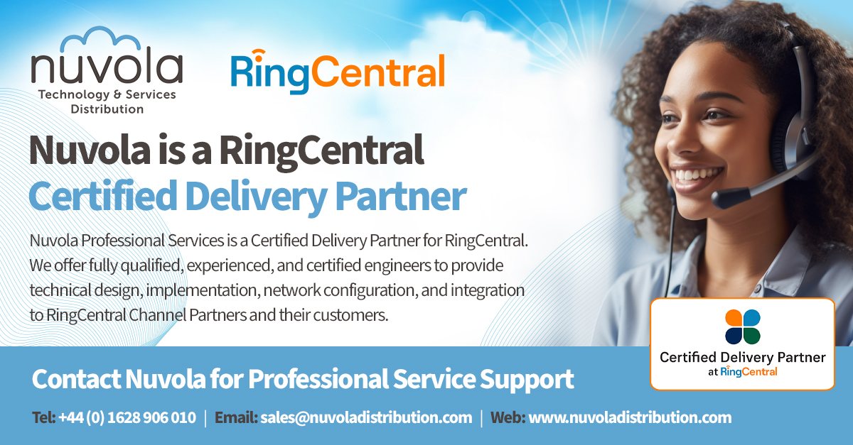 NuvolaD's tweet photo. Thrilled to announce we are a certified @RingCentral Delivery Partner - With our expert #professionalservices team and their years of experience, you can contact us for support on your customer enquiries or deployments on @RingCentralUK #cloudcommunications https://t.co/FW3tjfsVL2