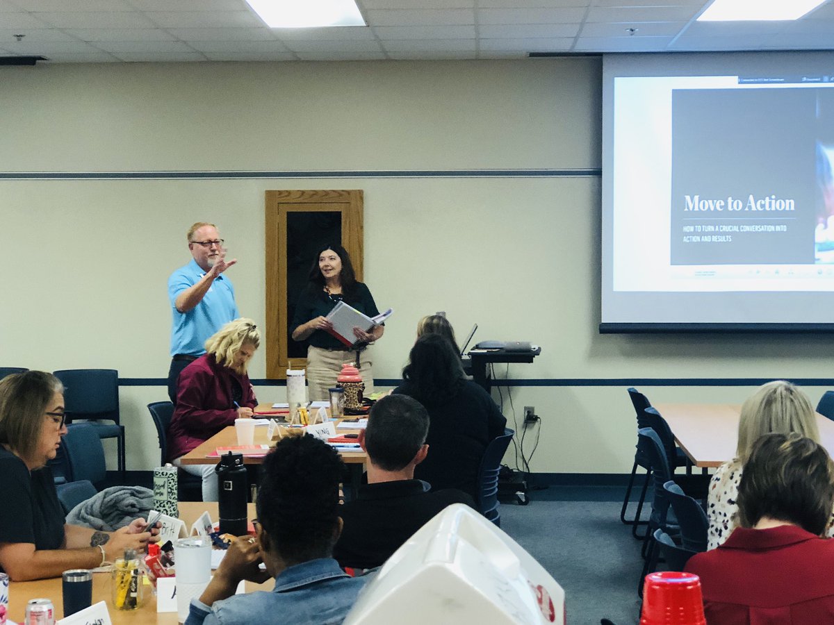 brosenbalm's tweet photo. Enjoyed partnering w/@catawbaschools this week for Crucial Conversations training along w/my @AppstateRCOE, @appstateelkin, and @appstateacademy colleagues, led by @FredWhalen, @arlabc, &amp; @reederh. So many great strategies were introduced &amp; confirmed! Relationships truly matter! https://t.co/PzlR3RxpXn