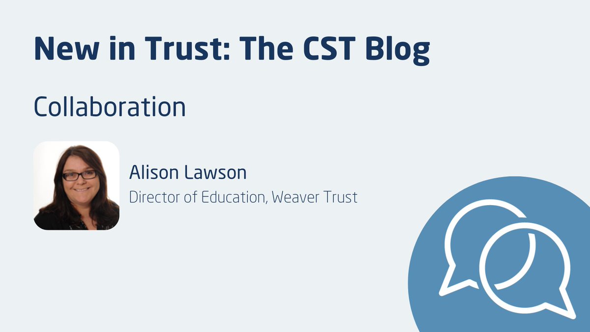✒️ Alison Lawson from <a href="/WeaverTrust/">Weaver Trust</a> argues that working together really does mean ‘being in it together’  and not only has the outcome of better chances for children - but also supports and nurtures teachers own sense of well-being.
cstuk.org.uk/news-publicati…