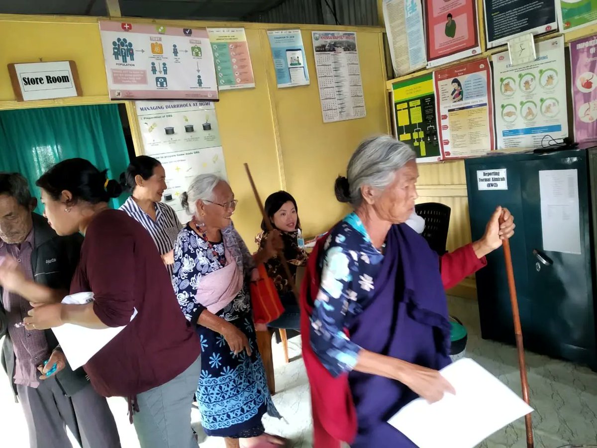 NagalandNhm's tweet photo. Health camp organised @KhensaHWC Mokokchung by  Mobile Medical Unit.

#HealthForAll #HealthCare #HealthAndWellnessCenter #HealthServicesForAll https://t.co/jTpm0L9v8p