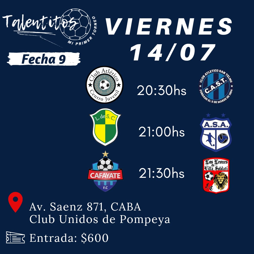 clubsantelmo's tweet photo. 🏆 #Talentitos
👉 Lo que se juega este viernes
👉 Por @gusfaal74 https://t.co/pkGIU63Awv