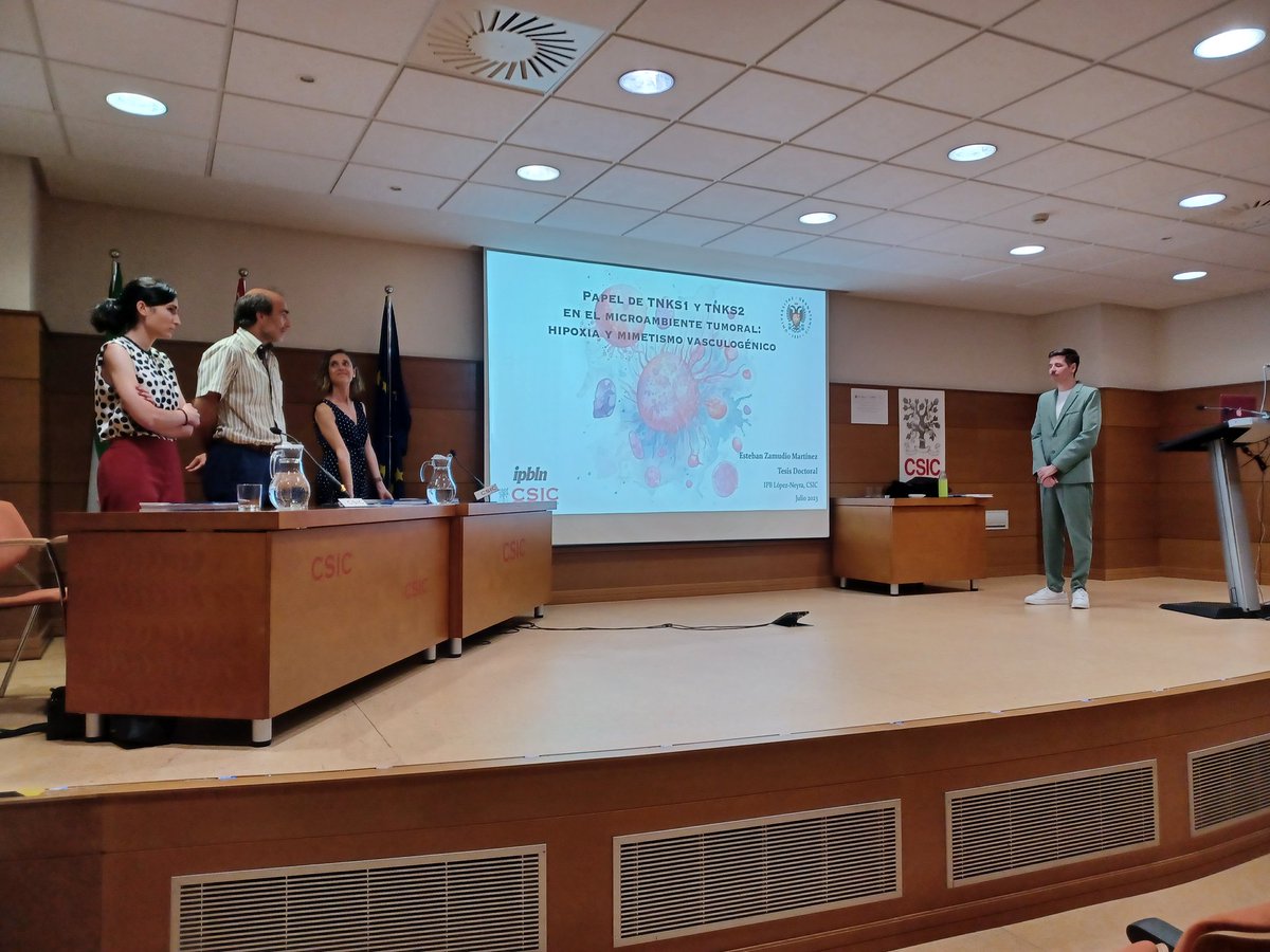 ipbln_csic's tweet photo. 👏 ¡Enhorabuena, Doctor!

💯 Esteban Zamudio (Lab 105) ha defendido con éxito su tesis doctoral, obteniendo la máxima calificación. ¡Felicidades por el gran trabajo! https://t.co/jyZrHtopa3