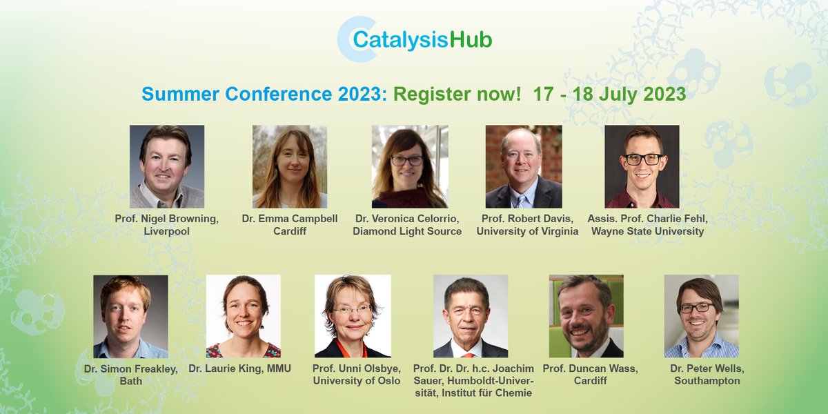 We have a few virtual tickets available for our Summer Conference next week on the 17 and 18 July. The programme is at ukcatalysishub.co.uk/uk-catalysis-h…. Register for free at eventbrite.com/e/uk-catalysis… #catalysis #Chemistry #STEM