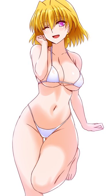 夏コミ表紙絵から⑥
白ビキニシャマル先生。
…夏コミイラスト本は基本的に
女の子同士でイチャイチャしてたり、
なんか誘惑してきているような感じです^^
そーだよ!
ふだんどーりだよぉ! 