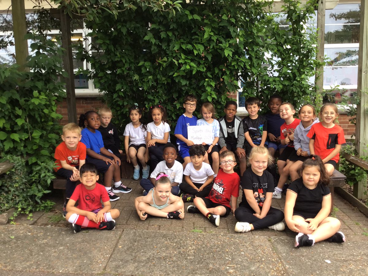 SquirrelsBCP's tweet photo. What a fantastic sports day for Monkeys class today. Lots of individual achievements and great team effort. Thank you to all the family members who came to support. https://t.co/4GZUuzpf2Z