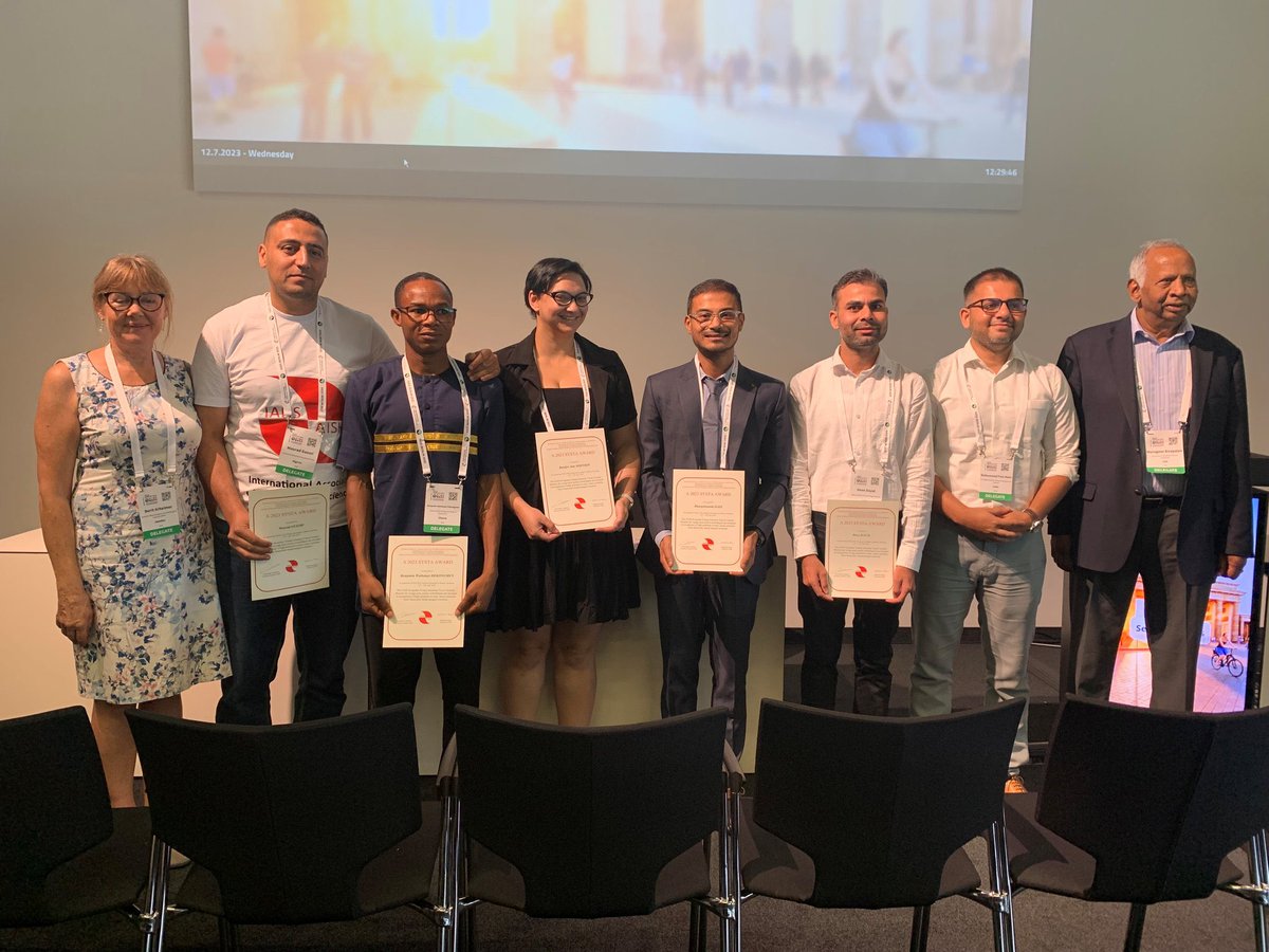 M_F_alam's tweet photo. From history of hydrology to sociohydrology to Karakoram anamoly! You are ruined for choices at #IUGG assembly in Berlin. Thanks to @IAHS_AISH and #SYSTA award to enabling me and ECRs to attend and contribute. @IWMI_ @saketpande @IWMI_India https://t.co/b6PW185veb