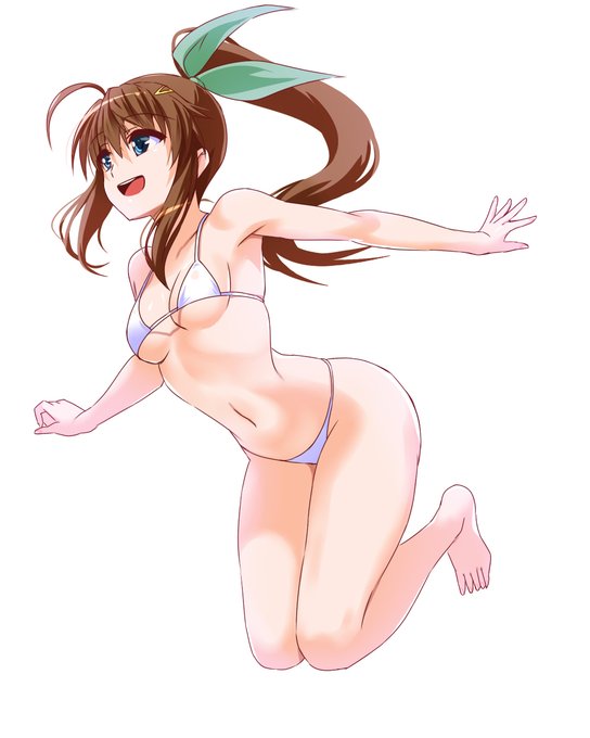 夏コミ表紙没絵③
白ビキニフーカ。
とりあえずいっぱいキャラ描いちゃうぜ
うはははーって感じで
結局表紙どころか本に参加させられなかった
フーカ><
すまぬ、ゆるせ… 