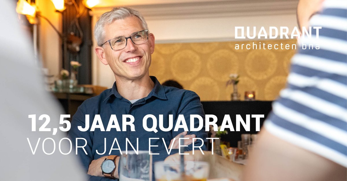 12,5 JARIG JUBILEUM - Gefeliciteerd Jan Evert met je Quadrant jubileum! Bekijk hier de foto's, qarch.nl/nieuws/125-jaa…

#jubileum #feest #architectenbureau #lunch