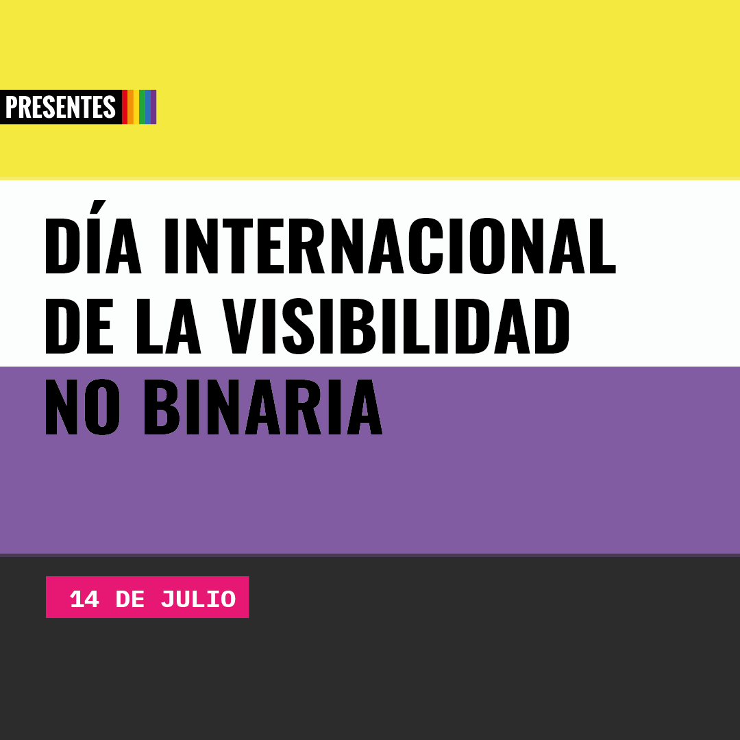 PresentesLatam's tweet photo. 💛🤍💜🖤Hoy es el Día Internacional de la Visibilidad No Binaria 
📢Las personas no binarias existen. Son aquellas que no necesariamente se identifican con los géneros masculino o femenino. Pueden ser ambos, ninguno, destruir ese binario o construir algo nuevo. 

https://t.co/mLherbC3zY