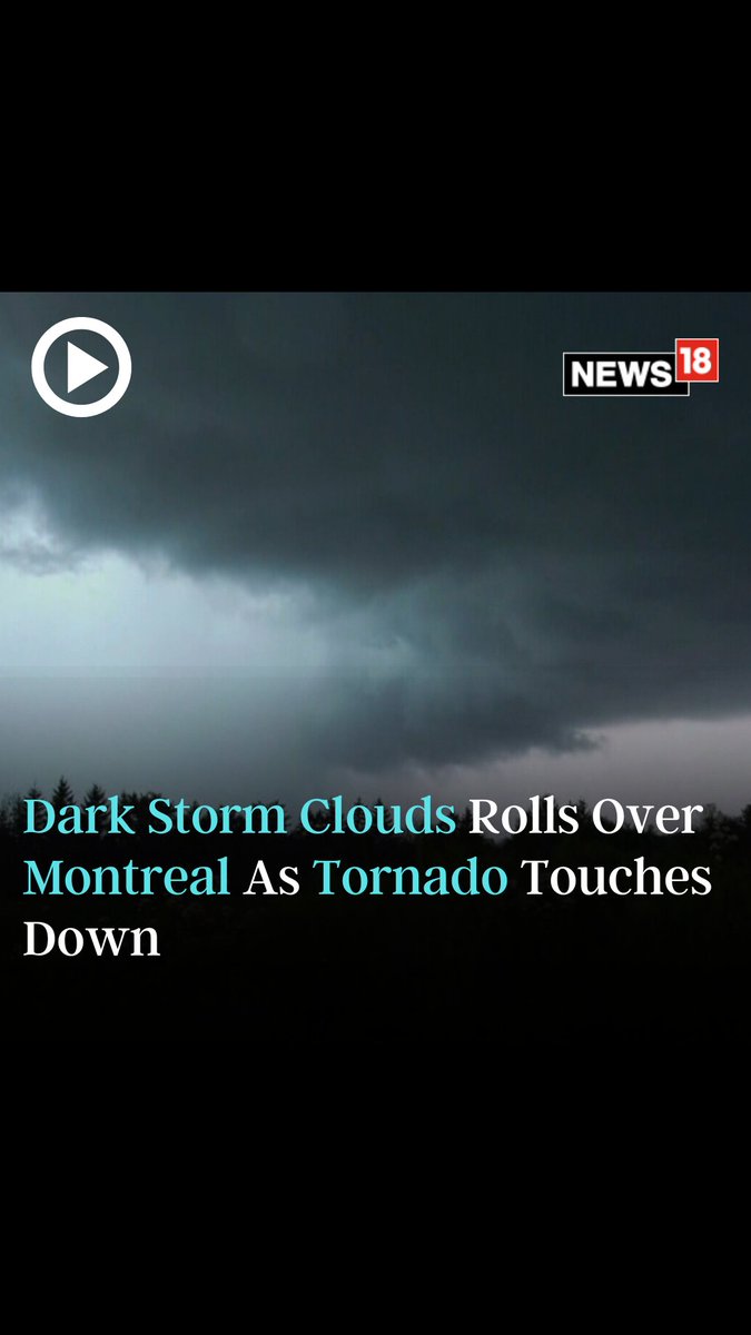 This video clip captured dark storm clouds rolling over Montreal as authorities confirmed that at least one tornado had touched down in the city. Watch!
#Montreal #Tornado #StormCloud #DarkClouds #Storm https://t.co/4D9pkqIadd