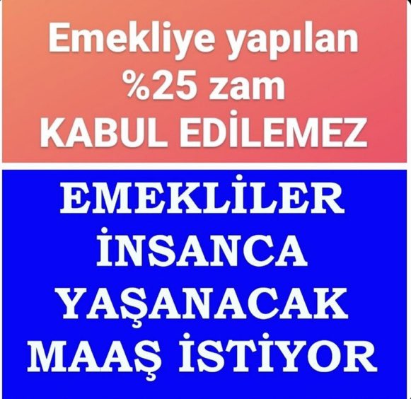 #EmekliAçSusmaBahçeli