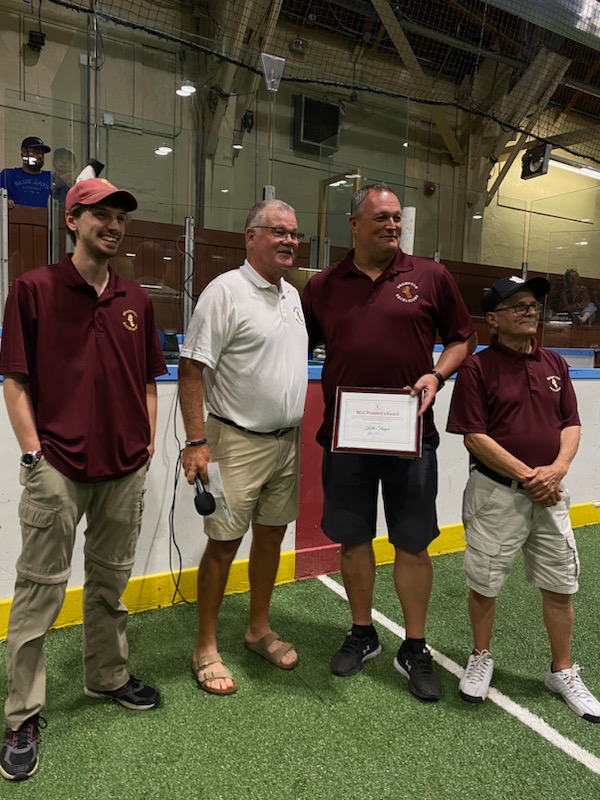 On behalf of the BELC, President <a href="/RGMcclelland/">Glenn McClelland-Wealth Advisor</a> and VP <a href="/ksling15/">@KSling15</a> recognized the 2022 class of BELC Life Member inductees. Keith was also surprised to become the first ever recipient of the new President's Award for his contributions to the BELC as an Elected Director.