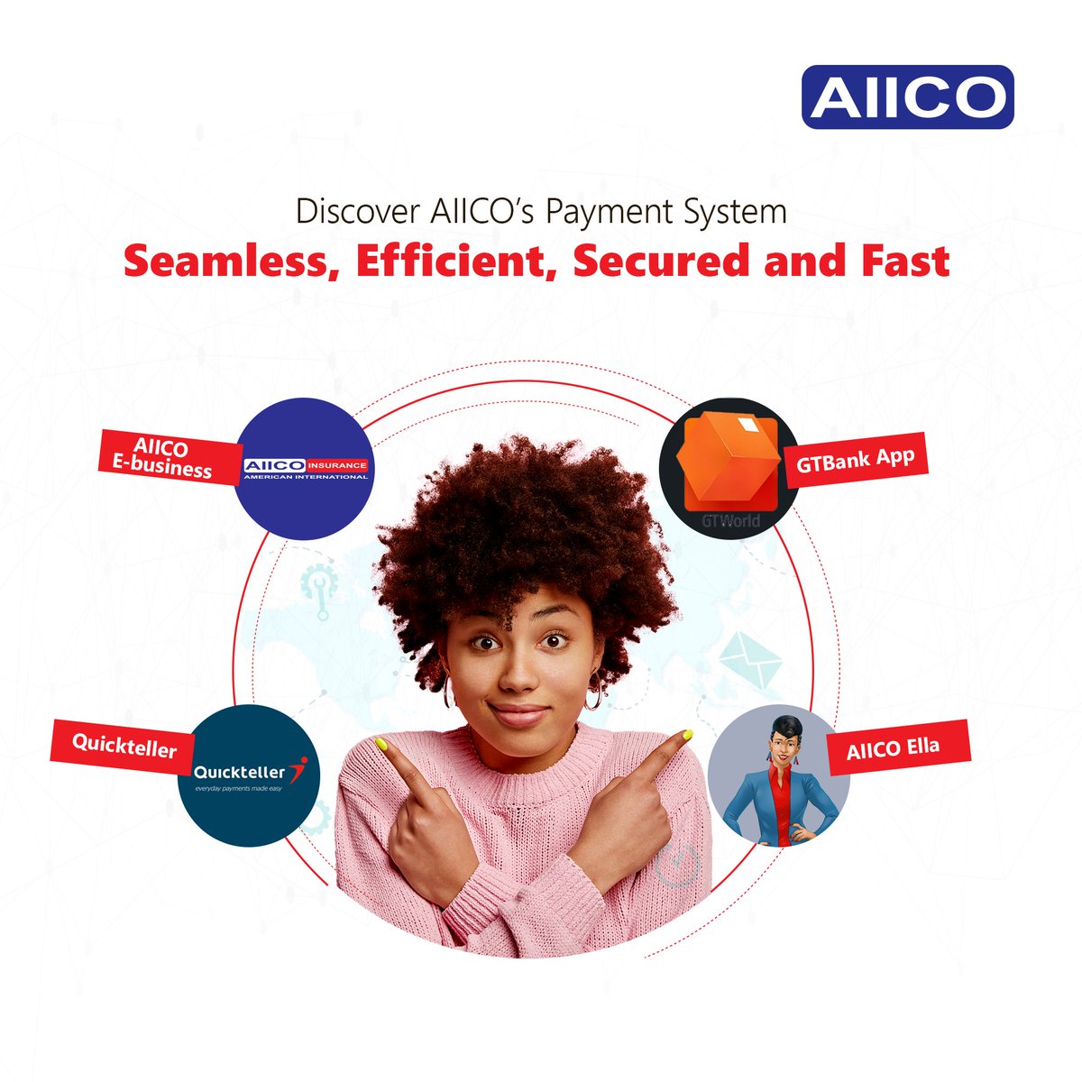 AIICOINSURANCE's tweet photo. Policy renewal just got easier with AIICO's multichannel payment system.
You can now renew your insurance policy VIA the following platforms
AIICO's Ebusinss Platform
Ella (AIICO's virtual assistant)
Quick Teller
GTBank Mobile App
#aiicoinsurance #generalinsurance https://t.co/D8Vj4pChPd