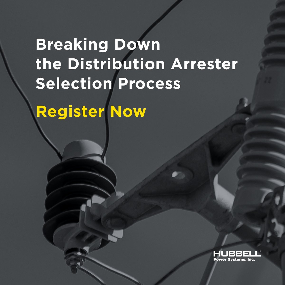Every application and system require varying considerations when choosing the right arrester. Learn how to determine the best arrester for your system by attending our live webinar Breaking Down the Distribution Arrester Selection Process. Sign up: hubs.ly/Q01XJxQM0