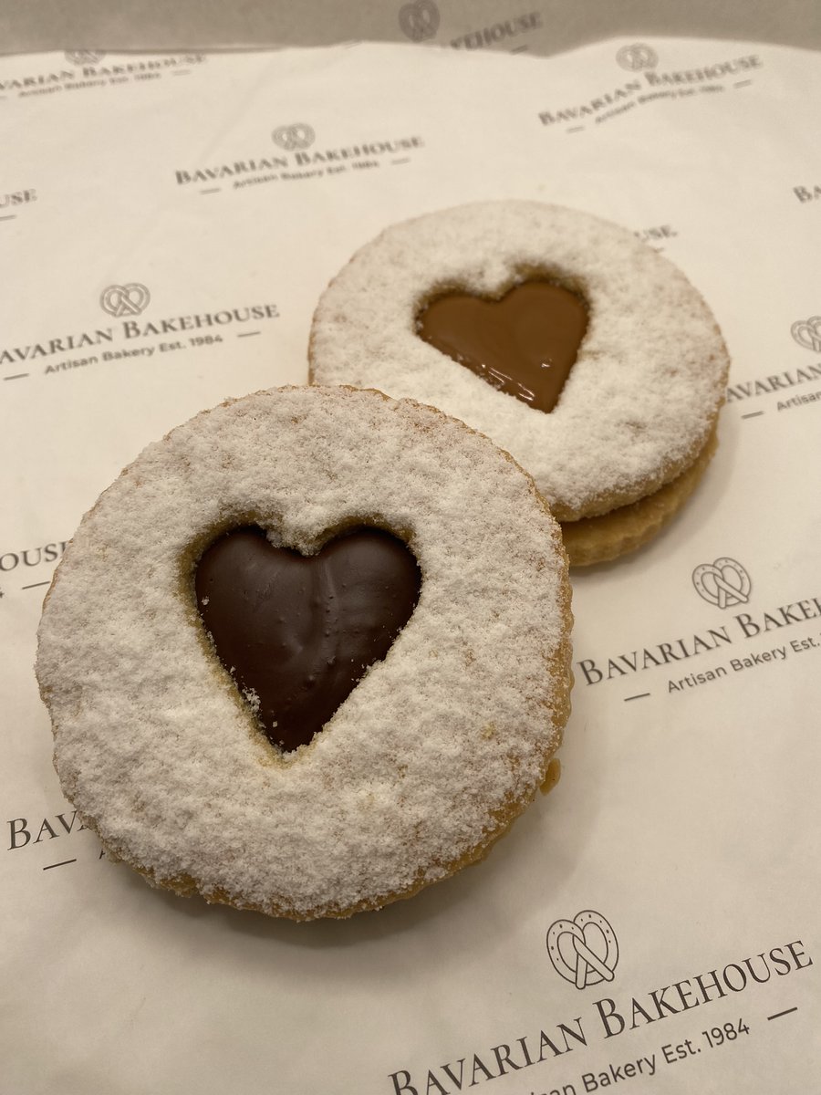 NEW PRODUCT ALERT! Along with our #caramel Linzer, we're proud to announce we are launching our #chocolate Linzer this week as well! #mustbebavarian #awardwinning #glasgowfood #supportlocal #artisan #eatglasgow #glasgowbaker #lanarkshirelarder #glasgowfoodie #wholesalebakery