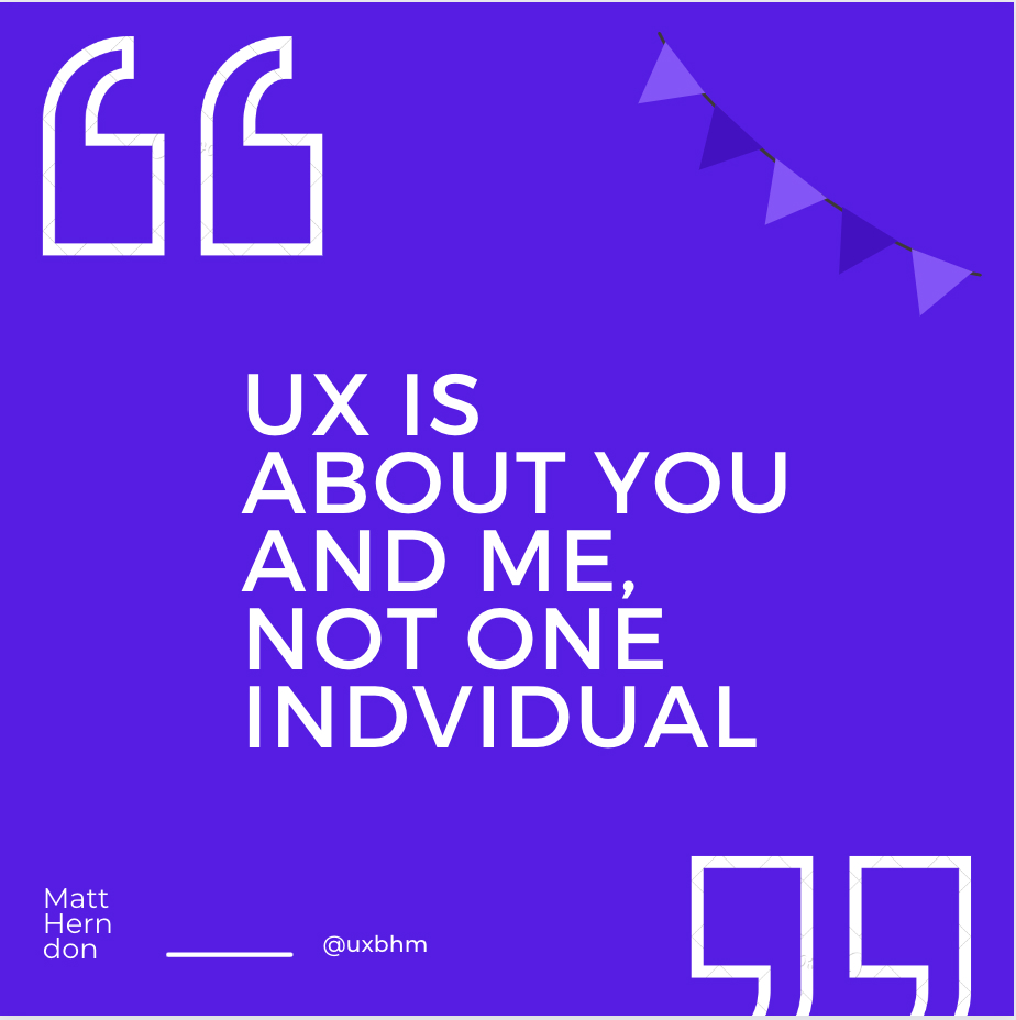 🌟 Hey, friends! There are amazing benefits to joining local groups like UX BHM. 🤩

🌍 Connecting with like-minded individuals with diversity. 💫

👥 Exchange ideas and develop real relationships.  🤝

🗓️ It's a great way to discover events that align with our interests.