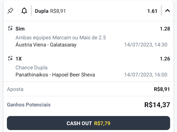 AjotaTips's tweet photo. 14/07/2023 - Quinta 
 🤑OPERAÇÃO DUPLA 🤑

🇪🇺 Amistosos
Austria V x Galatasaray 
Panathinaikos x Hapoel Beer

🚨 AM ou +2,5 / 1X
🔥ODD 1.61
💵3% ou 1u 

⚠️Aposte com responsabilidade⚠️

#Betano
#DicasdeApostas
#Tips #TipsFree #Aposta
#ApostasEsportivas #Bet365 #Betfair https://t.co/vzgLsakl9b
