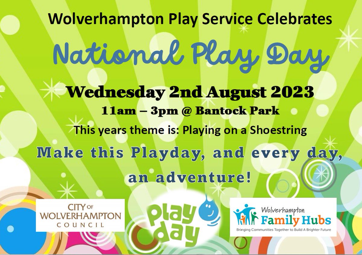 Wolves Council on Twitter "Wolverhampton Play Service will be marking National Play Day with a
