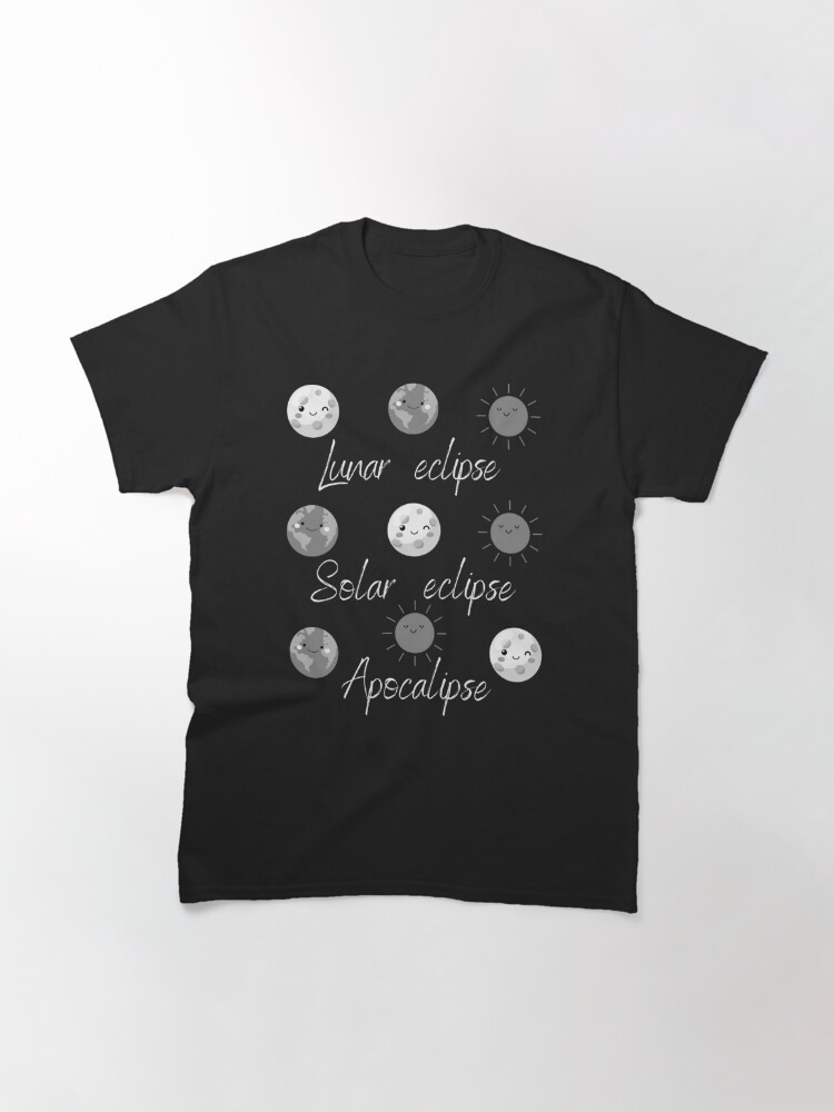 lujoseduction's tweet photo. 🌑🌞 Embrace the cosmic chaos with a playful twist! Check out my latest design capturing the apocalyptic eclipses in a hilarious way. Perfect for astronomy lovers and those who appreciate a good laugh! 
https://t.co/xqW9nxY7Ae
#eclipse #apocalyptic #funnyscience #astronomyart https://t.co/YjUg1zOLya
