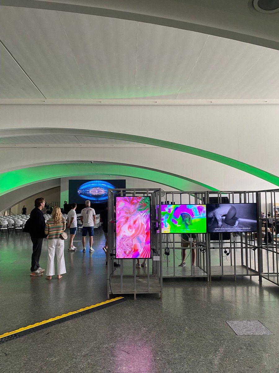 investinvlc's tweet photo. The @nftshoweurope kicked off today! A thrilling event where artists, collectors and technology experts gather to celebrate the world of NFTs.

Our colleagues María Escartí and David Valls are at the event, showcasing València as an investment destination for technology companies https://t.co/AK4FlS03j4