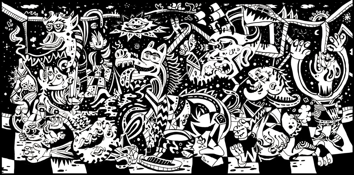 Mr. Guernica now available on <a href="/craftdotnetwork/">Craft Network | Deprecated</a>  🦓

I love Picasso  and this is my tribute to his work 
🐸🐼🌴

100ICX
1/1 NFT

craft.network/nft/misternice…

#CraftNetwork #CFT #ICX #ICON #nft #nftart #nftartist #nfts #nftcollector #nftcommunity