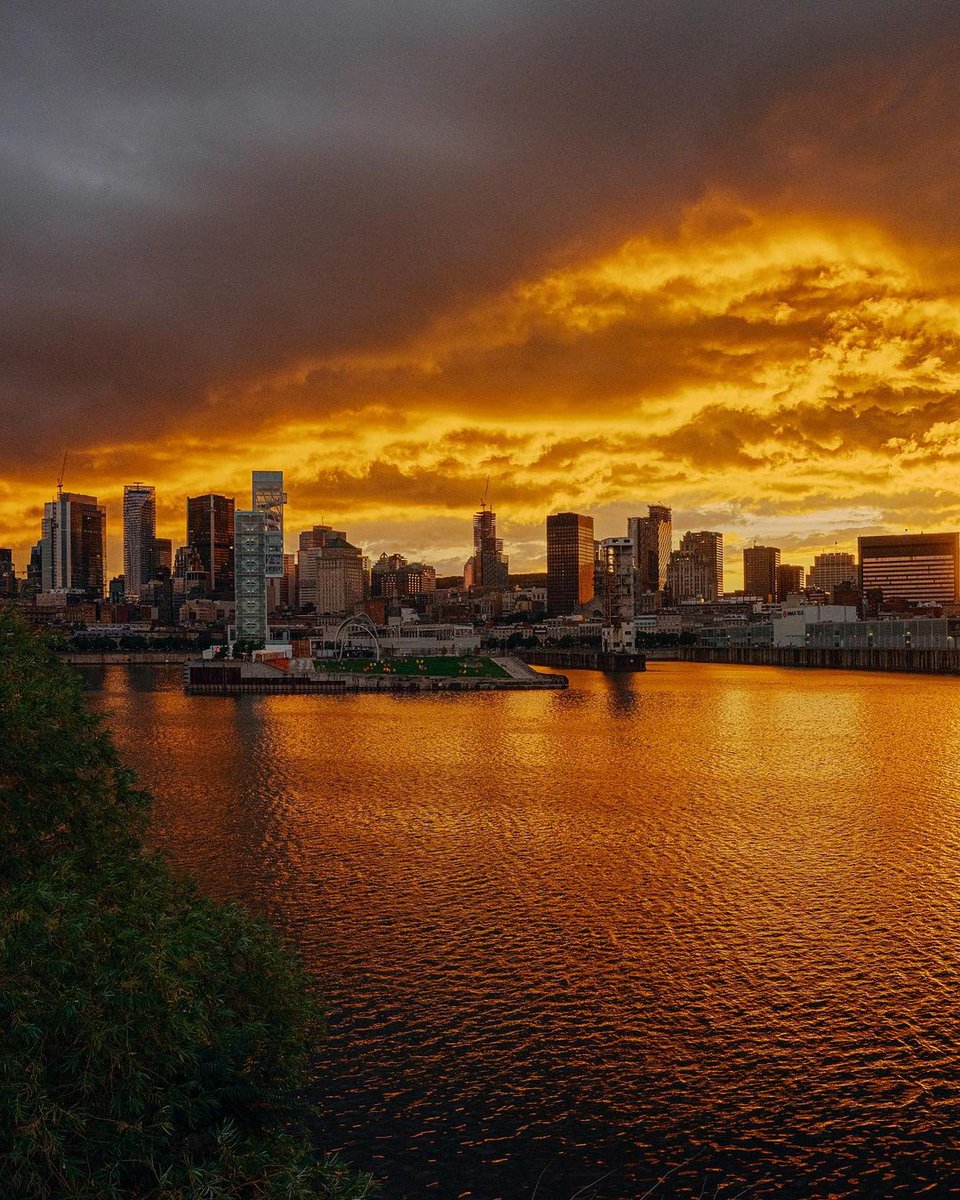 Monmontreal's tweet photo. Un coucher de soleil à en avoir le souffle coupé 🌇

📷 patriciabrochuphotographe #Montréal #MTLmoments #PhotoduJour https://t.co/EZyJlgvfzv