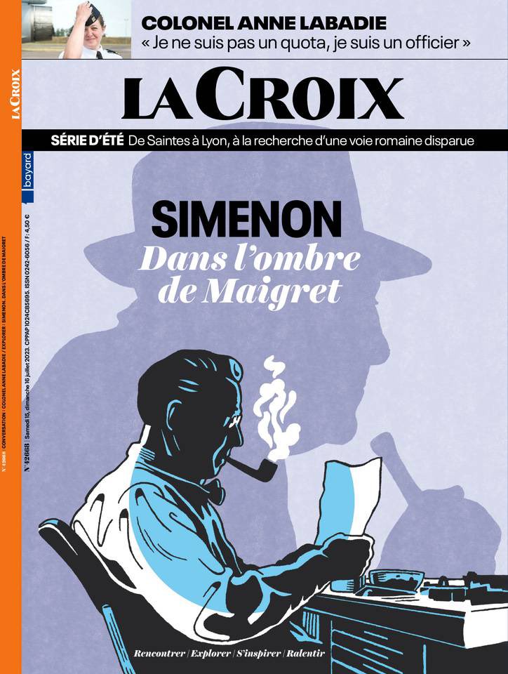 SimenonTweets's tweet photo. 🇫🇷 Demain en kiosques : @LaCroix L’Hebdo consacre un dossier spécial à Simenon ! 👀

➕ d’infos 👉 https://t.co/065Cwe07Qk https://t.co/gbkS5KVazS
