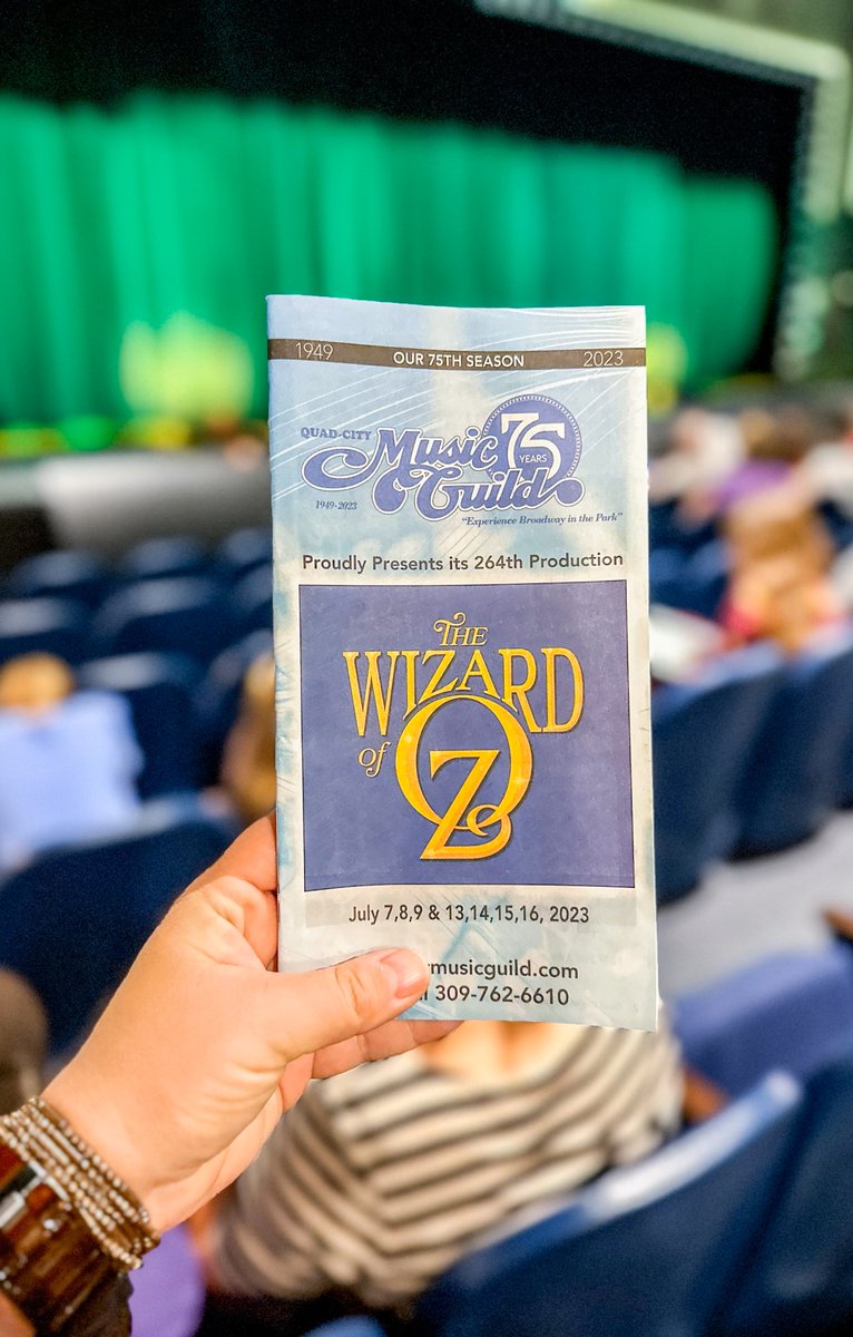 MFoundationQC's tweet photo. Lions and Tigers and Bears....O MY! Enjoyed supporting Quad City Music Guild with an enchanting show some of you might know and remember well The Wizard of OZ! Toto was a hit! https://t.co/TSDi1d39FB
