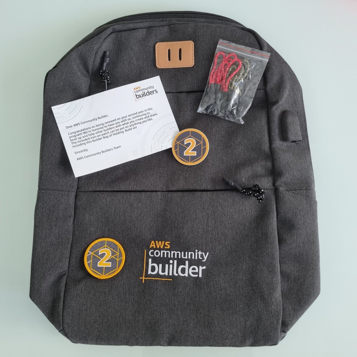 viccydoex's tweet photo. I received my second year kit for participating in the 𝗔𝗪𝗦 𝗖𝗼𝗺𝗺𝘂𝗻𝗶𝘁𝘆 𝗕𝘂𝗶𝗹𝗱𝗲𝗿 program in the 𝗙𝗿𝗼𝗻𝘁-𝗘𝗻𝗱 𝗪𝗲𝗯 &amp; 𝗠𝗼𝗯𝗶𝗹𝗲 category. 🎁 🎉

Thank you for @jasondunn, @ernest_alvarez5 and @awscloud team! 🙌

#AWSCommunity #AWSCommunityBuilders #AWS https://t.co/3356Z3dcMe