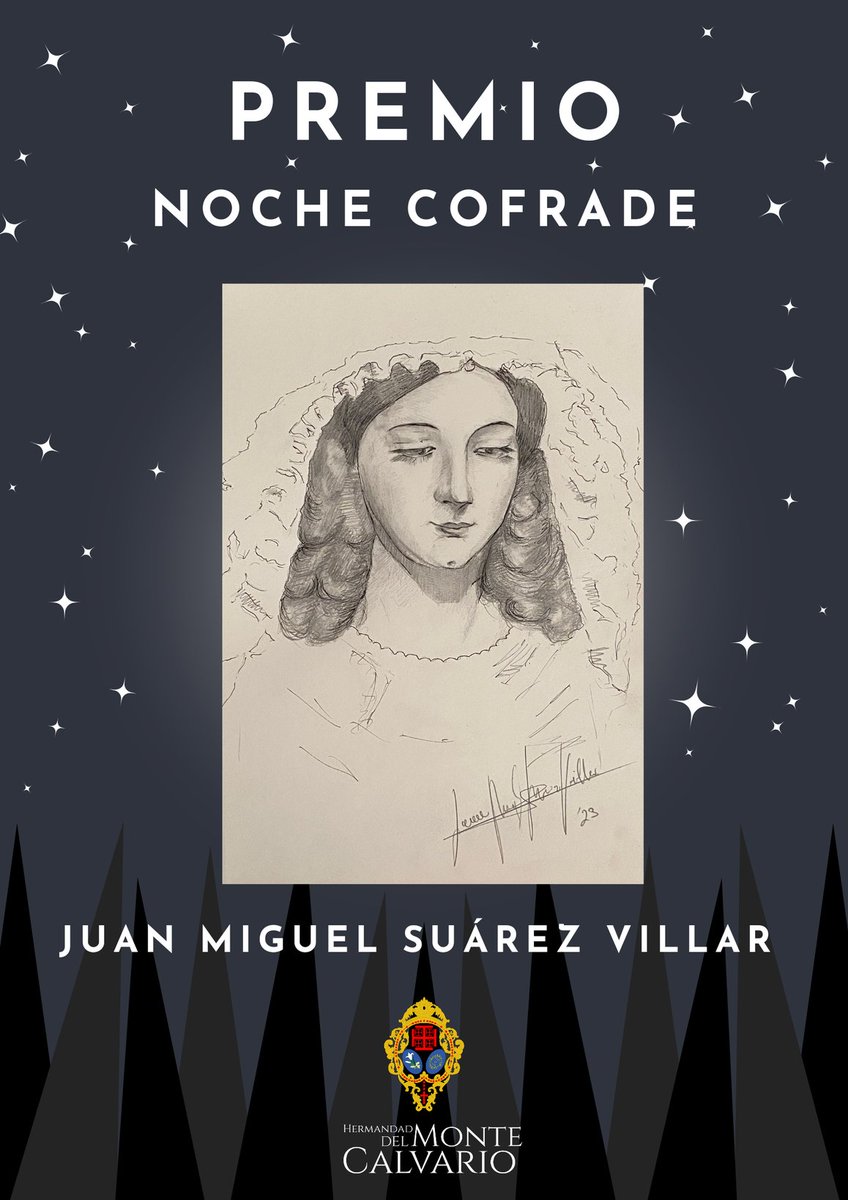 🎲 NOCHE COFRADE | Los ganadores de nuestro juego cofrade conseguirán diferentes premios. Entre ellos, el siguiente dibujo de la Virgen del Carmen del Perchel (<a href="/CarmenPerchel/">Carmen del Perchel</a>) del artista Juan Miguel Suárez Villar.
#NocheCofradeCalvario
#CofradíasMLG