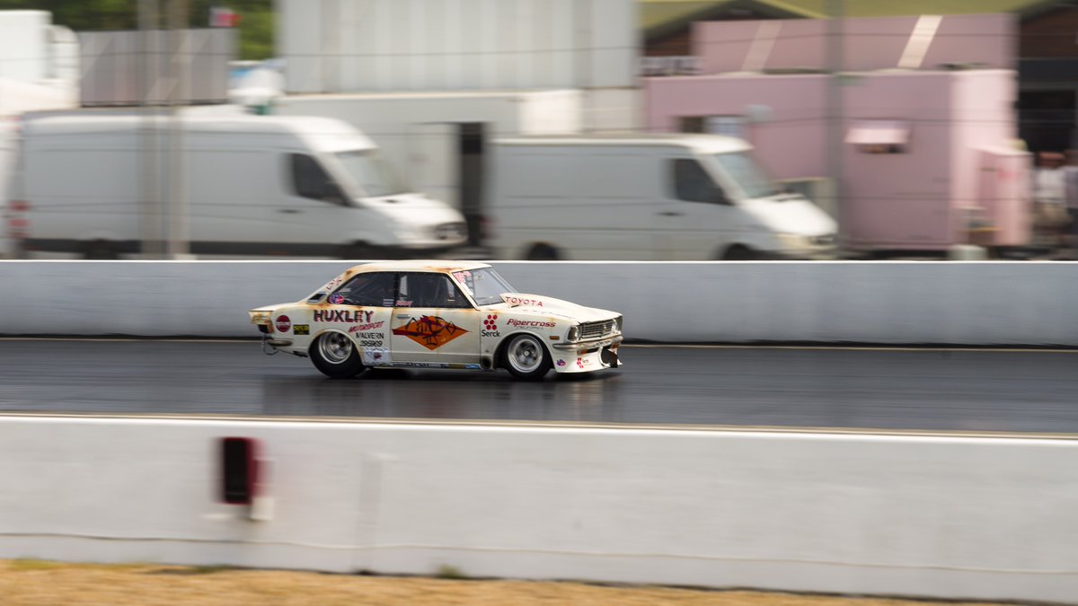 GordonEngland's tweet photo. Marc Huxley driving Can Do ll reborn, Toyota Corolla, PRO 85 Pro ET drag racing qualifying round 8, FIA/FIM(E) Main Event, Santa Pod Raceway, UK, 28 May 2023. #dragracing #santapod #santapodraceway #ThePhotoHour 
https://t.co/BLUW29BQcI 
https://t.co/GaQ0Yy1QuD https://t.co/DC8RxnPqYW