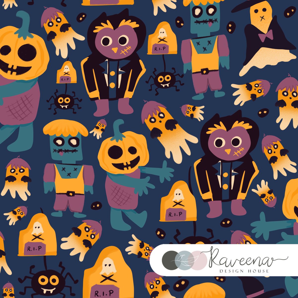 Entry for “Monster Mash” 👹😈🧌👻
.
.
.
#spoonflowerchallenge #spoonflowerdesignchallenge #spoonflower #spoonflowersquad #spoonflowerwallpaper #spoonflowerfabric #spoonflowerartist #repeatpattern #halloweendecor #halloweenpattern #surfacepatterndesign #surfacepatterncommunity