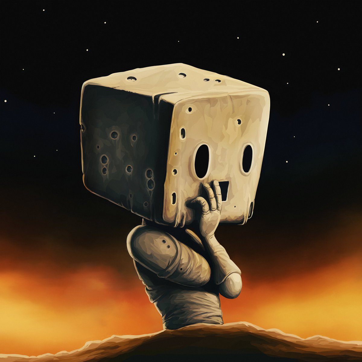 gm! 

@oraclesbtc x kiramoto collaboration #1/2

a solitary oracle drifts amidst the stars
akin to the iconic thinking man statue
both lost in contemplation
searching for answers in the infinite unknown

a big thank you to @Hdz77777 and @Dosedddd for the invitation. working with