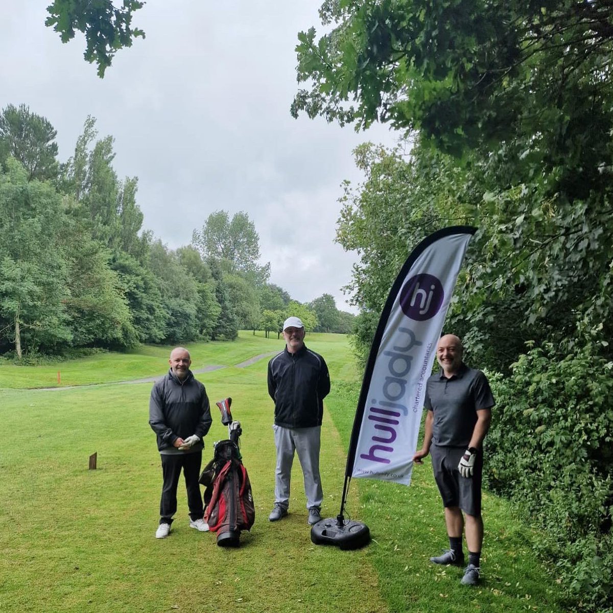 hulljady's tweet photo. Our team have reached the HullJady hole at the @WiganYouthZone charity golf day⛳️ huge thanks to @DMSignsDesign for the flag🤩 https://t.co/TFq6D7nWFy