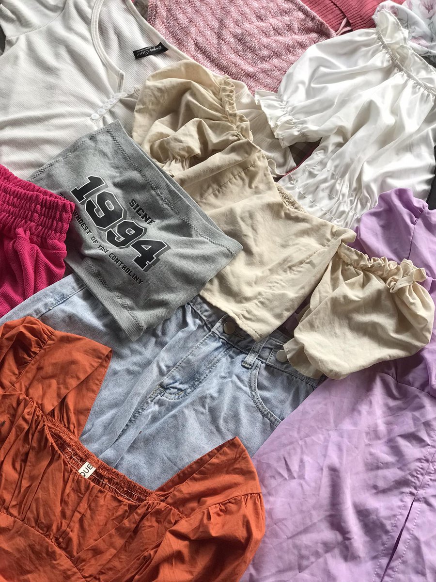 pppppppearz's tweet photo. เสื้อผ้ามือ❶ -❷ 
ราคาหลักสิบ-ร้อย
  ค่าส่ง40 ตัวต่อไป+5
➣ ➢ รี+ปัก ลด5บาทkaaa
ลงตอนนี้เลยค่ะ🏷️👗
#โล๊ะตู้ #เสื้อผ้ามือสอง #ส่งต่อเสื้อผ้า #เสื้อผ้ามือสอง #ส่งต่อเสื้อผ้า #โล๊ะตู้เสื้อผ้า https://t.co/y7Iw4CT49Z